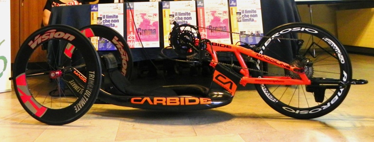Un esempio di handbike